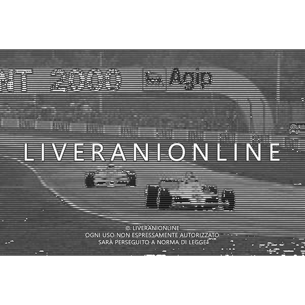 GRAN PREMIO DI SAN MARINO CAMPIONATO MONDIALE DI FORMULA 1, AUTODROMO DI IMOLA 3 MAGGIO 1981 - RETROSPETTIVA Nella foto il pilota Carlos Reutemann su Williams-Ford Cosworth e Riccardo Patrese ©Archivio Giovanni Liverani/AGENZIA ALDO LIVERANI SAS