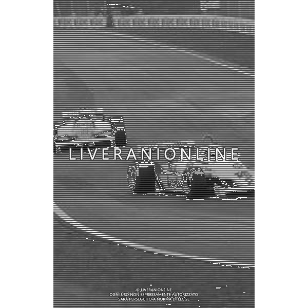 GRAN PREMIO DI SAN MARINO CAMPIONATO MONDIALE DI FORMULA 1, AUTODROMO DI IMOLA 3 MAGGIO 1981 - RETROSPETTIVA Nella foto il pilota Carlos Reutemann su Williams-Ford Cosworth e Riccardo Patrese ©Archivio Giovanni Liverani/AGENZIA ALDO LIVERANI SAS