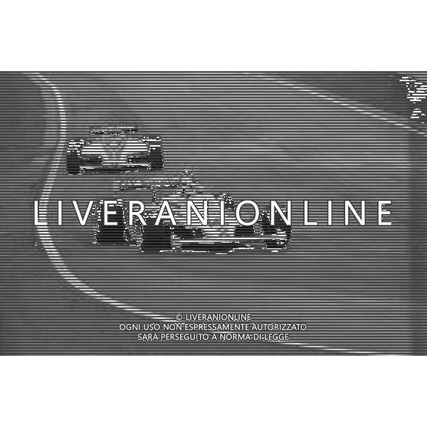 GRAN PREMIO DI SAN MARINO CAMPIONATO MONDIALE DI FORMULA 1, AUTODROMO DI IMOLA 3 MAGGIO 1981 - RETROSPETTIVA Nella foto il pilota Carlos Reutemann su Williams-Ford Cosworth e Nelson Piquet ©Archivio Giovanni Liverani/AGENZIA ALDO LIVERANI SAS