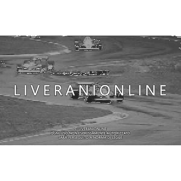GRAN PREMIO DI SAN MARINO CAMPIONATO MONDIALE DI FORMULA 1, AUTODROMO DI IMOLA 3 MAGGIO 1981 - RETROSPETTIVA Nella foto il pilota Gilles Villeneuve su Ferrari e Didier Pironi ©Archivio Giovanni Liverani/AGENZIA ALDO LIVERANI SAS
