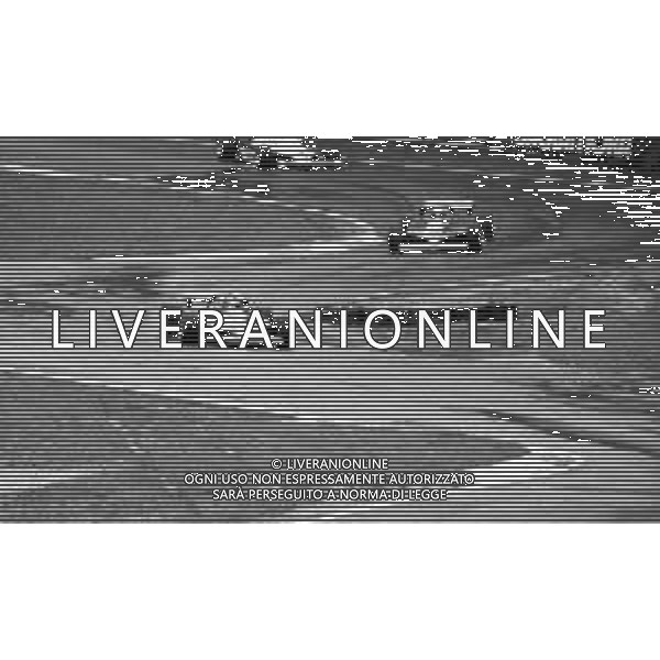 GRAN PREMIO DI SAN MARINO CAMPIONATO MONDIALE DI FORMULA 1, AUTODROMO DI IMOLA 3 MAGGIO 1981 - RETROSPETTIVA Nella foto il pilota Gilles Villeneuve su Ferrari e Didier Pironi ©Archivio Giovanni Liverani/AGENZIA ALDO LIVERANI SAS