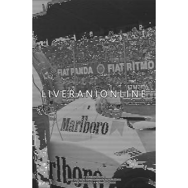 GRAN PREMIO DI SAN MARINO CAMPIONATO MONDIALE DI FORMULA 1, AUTODROMO DI IMOLA 3 MAGGIO 1981 - RETROSPETTIVA Nella foto il pilota John Watson su McLaren-Ford Cosworth ©Archivio Giovanni Liverani/AGENZIA ALDO LIVERANI SAS