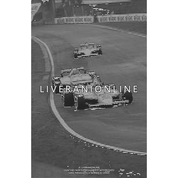 GRAN PREMIO DI SAN MARINO CAMPIONATO MONDIALE DI FORMULA 1, AUTODROMO DI IMOLA 3 MAGGIO 1981 - RETROSPETTIVA Nella foto il pilota Mario Andretti su Alfa Romeo ©Archivio Giovanni Liverani/AGENZIA ALDO LIVERANI SAS