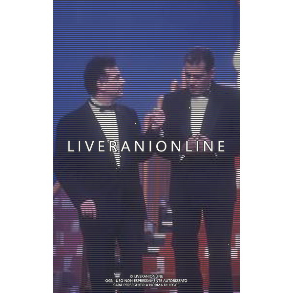 RETROSPETTIVA TEO TEOCOLI ATTORE NELLA FOTO TEO TEOCOLI CON GENE GNOCCHI AG ALDO LIVERANI SAS