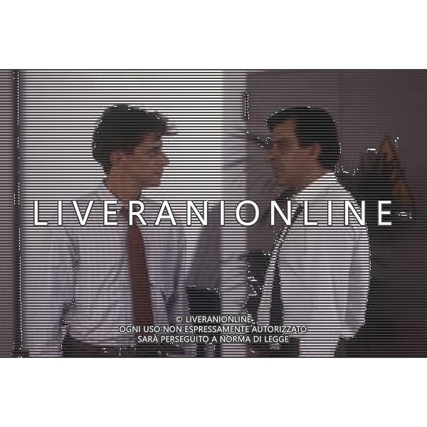 RETROSPETTIVA TEO TEOCOLI ATTORE NELLA FOTO TEO TEOCOLI NELL\'ANNO 1988 NELLA SERIE TELEVISIVA “COLLETTI BIANCHI“ AG ALDO LIVERANI SAS