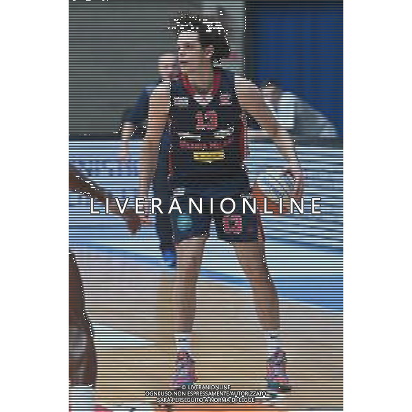 © TVRG Alessandro Cipolla (Urania Milano) San Bernardo-Cinelandia Park Cantu\' vs Urania Milano 12a giornata - Campionato Serie A2 girone verde Desio (MB) 21-12-2021 PalaBancoDesio foto Roberto Garavaglia/ag. Aldo Liverani sas/AGENZIA ALDO LIVERANI SAS