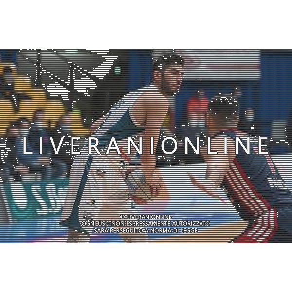 ¬© TVRG Matteo Da Ros (Cantu\') San Bernardo-Cinelandia Park Cantu\' vs Urania Milano 12a giornata - Campionato Serie A2 girone verde Desio (MB) 21-12-2021 PalaBancoDesio foto Roberto Garavaglia/ag. Aldo Liverani sas/AGENZIA ALDO LIVERANI SAS