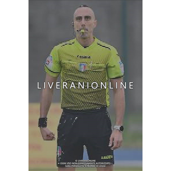 © TVRG l\'arbitro Francesco Luciani di Roma Seregno vs Triestina Campionato Serie C girone A - 20a giornata Seregno (MB) 21-12-2021 Stadio Ferruccio foto Roberto Garavaglia/ag. Aldo Liverani sas/AGENZIA ALDO LIVERANI SAS