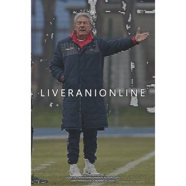 ¬© TVRG Alberto Mariani allenatore Seregno Seregno vs Triestina Campionato Serie C girone A - 20a giornata Seregno (MB) 21-12-2021 Stadio Ferruccio foto Roberto Garavaglia/ag. Aldo Liverani sas/AGENZIA ALDO LIVERANI SAS