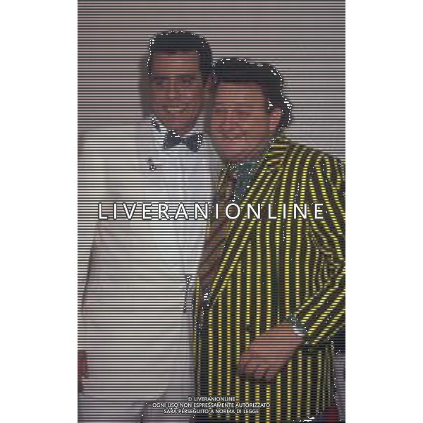 RETROSPETTIVA TEO TEOCOLI ATTORE NELLA FOTO TEO TEOCOLI CON MASSIMO BOLDI AG ALDO LIVERANI SAS
