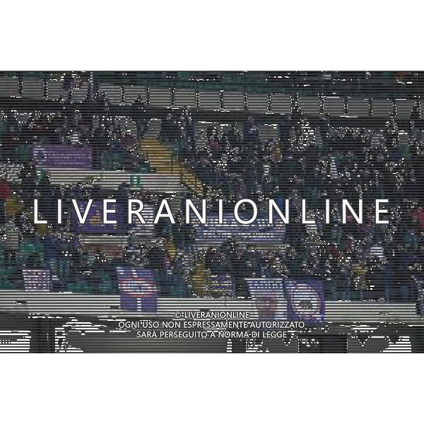 GriffoniE/LMedia - Hellas Verona FC vs ACF Fiorentina - italian soccer Serie A match 2021/2022 22 December 2021 - Marcantonio Bentegodi stadium, Verona, Italy Photo showing: Fiorentina supporters - tifosi @GriffoniE/LMedia/AGENZIA ALDO LIVERANI SAS