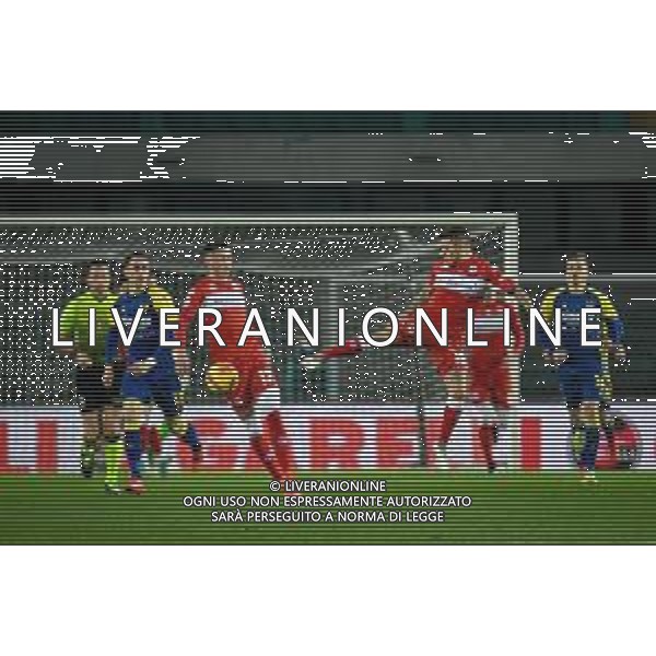 GriffoniE/LMedia - Hellas Verona FC vs ACF Fiorentina - italian soccer Serie A match 2021/2022 22 December 2021 - Marcantonio Bentegodi stadium, Verona, Italy Photo showing: Fiorentina\'s Lucas Torreira in action @GriffoniE/LMedia/AGENZIA ALDO LIVERANI SAS