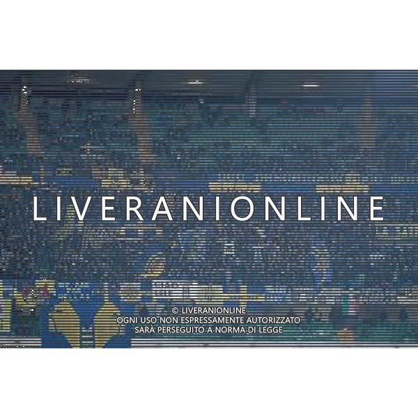GriffoniE/LMedia - Hellas Verona FC vs ACF Fiorentina - italian soccer Serie A match 2021/2022 22 December 2021 - Marcantonio Bentegodi stadium, Verona, Italy Photo showing: Verona supporters @GriffoniE/LMedia/AGENZIA ALDO LIVERANI SAS