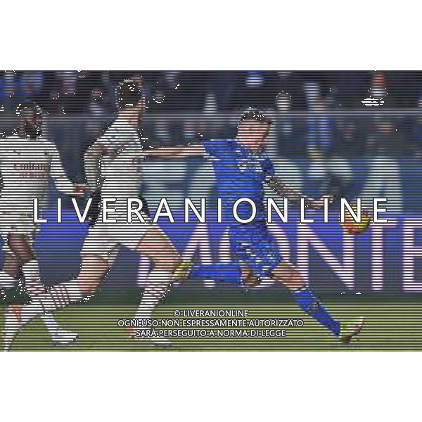 GuglielmiL/LMedia - Empoli FC vs AC Milan - italian soccer Serie A match 2021/2022 22 December 2021 - Carlo Castellani stadium, Empoli, Italy Photo showing: Andrea Pinamonti (Empoli) @GuglielmiL/LMedia/AGENZIA ALDO LIVERANI SAS