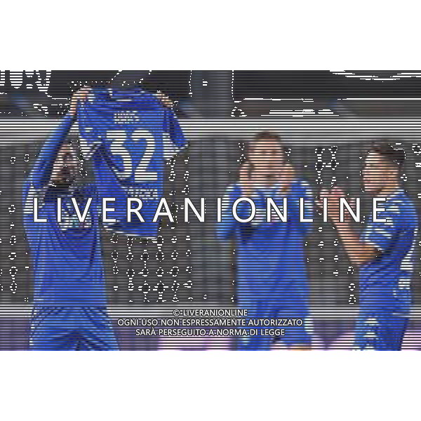 GuglielmiL/LMedia - Empoli FC vs AC Milan - italian soccer Serie A match 2021/2022 22 December 2021 - Carlo Castellani stadium, Empoli, Italy Photo showing: Nedim Bajrami (Empoli) celebrates after scoring a goal @GuglielmiL/LMedia AG ALDO LIVERANI SAS