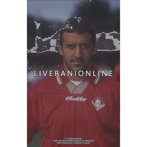 RETROSPETTIVA ROBERTO BORDIN CALCIATORE NELLA FOTO ROBERTO BORDIN CON LA MAGLIA DEL PIACENZA CALCIO AG ALDO LIVERANI SAS