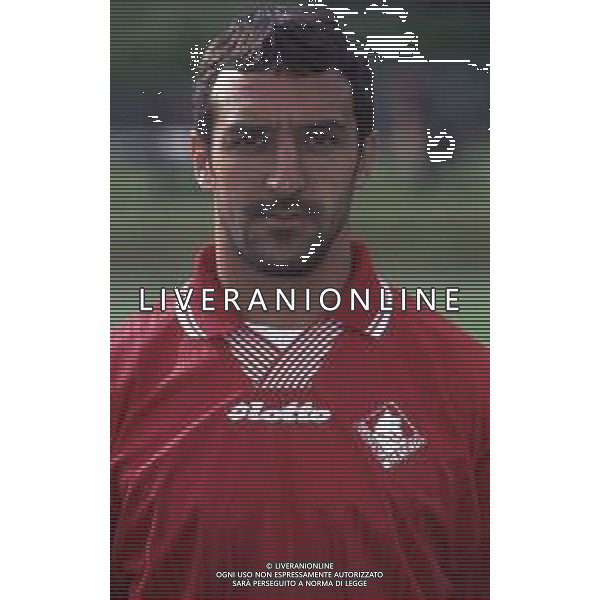 RETROSPETTIVA ROBERTO BORDIN CALCIATORE NELLA FOTO ROBERTO BORDIN CON LA MAGLIA DEL PIACENZA CALCIO AG ALDO LIVERANI SAS