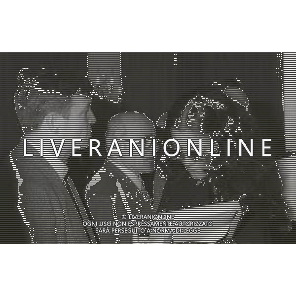 RETROSPETTIVA UMBERTO ORSINI ATTORE NELLA FOTO UMBERTO ORSINI A MILANO TERRAZZA MARTINI NELL\'ANNO 1980 AG ALDO LIVERANI SAS  