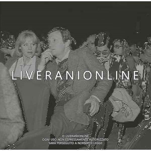 RETROSPETTIVA UMBERTO ORSINI ATTORE NELLA FOTO UMBERTO ORSINI A MILANO NELL\'ANNO 1979 CON ELLEN KESSLER AG ALDO LIVERANI SAS 