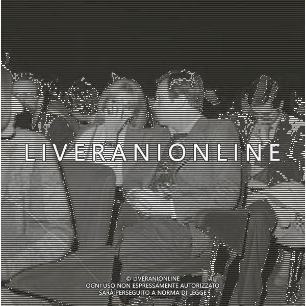 RETROSPETTIVA UMBERTO ORSINI ATTORE NELLA FOTO UMBERTO ORSINI A MILANO NELL\'ANNO 1979 CON ELLEN KESSLER AG ALDO LIVERANI SAS 