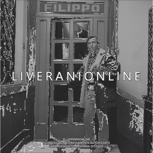 RETROSPETTIVA UMBERTO ORSINI ATTORE NELLA FOTO UMBERTO ORSINI A ROMA NELL\'ANNO 1968  AG ALDO LIVERANI SAS 