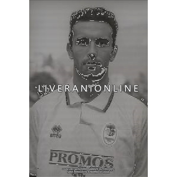 RETROSPETTIVA LUCA PELLEGRINI CALCIATORE NELLA FOTO LUCA PELLEGRINI CON LA MAGLIA DELLA RAVENNA CALCIO NELL\'ANNO 1993-1994 AG ALDO LIVERANI SAS  