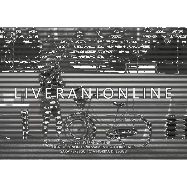RETROSPETTIVA GINO STACCHINI ALLENATORE CALCIO PADOVA NELLA FOTO GINO STACCHINI ALLENATORE PADOVA CALCIO NELL\'ANNO 1994-1995 AG ALDO LIVERANI SAS