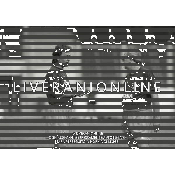 RETROSPETTIVA MAURO SANDREANI ALLENATORE PADOVA CALCIO NELLA FOTO MAURO SANDREANI ALLENATORE PADOVA CALCIO NELL\'ANNO 1993-1994 E GINO STACCHINI AG ALDO LIVERANI SAS