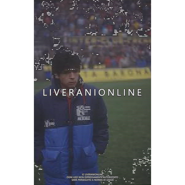 RETROSPETTIVA HUGO MARADONA CALCIATORE NELLA FOTO HUGO MARADONA CON LA MAGLIA DELL\'ASCOLI CALCIO AG ALDO LIVERANI SAS