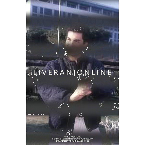 RETROSPETTIVA TYRONE POWER JUNIOR CANTANTE NELLA FOTO TYRONE POWER JUNIOR A SANREMO NELL\'ANNO 1991 AG ALDO LIVERANI SAS