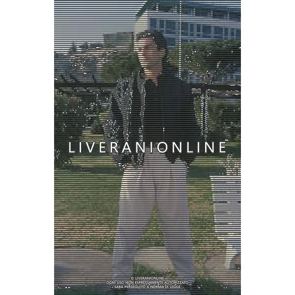 RETROSPETTIVA TYRONE POWER JUNIOR CANTANTE NELLA FOTO TYRONE POWER JUNIOR A SANREMO NELL\'ANNO 1991 AG ALDO LIVERANI SAS