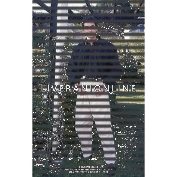RETROSPETTIVA TYRONE POWER JUNIOR CANTANTE NELLA FOTO TYRONE POWER JUNIOR A SANREMO NELL\'ANNO 1991 AG ALDO LIVERANI SAS