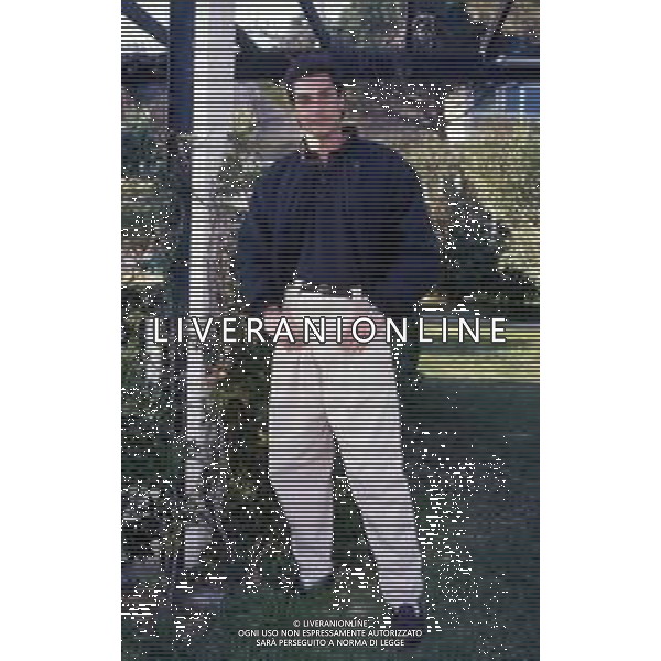 RETROSPETTIVA TYRONE POWER JUNIOR CANTANTE NELLA FOTO TYRONE POWER JUNIOR A SANREMO NELL\'ANNO 1991 AG ALDO LIVERANI SAS