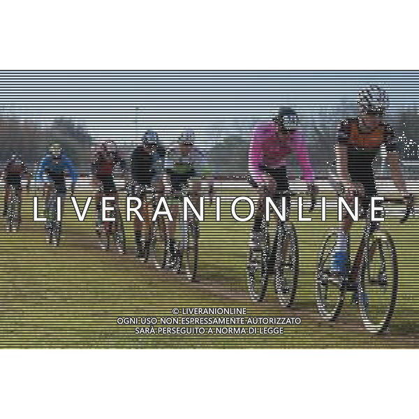 Ag. Aldo Liverani s.a.s./Massimo Landucci Ferentino 30/12/2021 Giro d\'Italia ciclocross, tappa di Ferentino Nella foto Simone Vari (32), Ivan Carrer (34), Luca Paletti (31),Samuele Scappini ©Massimo Landucci/AGENZIA ALDO LIVERANI SAS