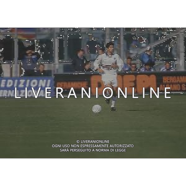 RETROSPETTIVA STEFANO SACCHETTI CALCIATORE NELLA FOTO STEFANO SACCHETTI CON LA MAGLIA DELLA SAMPDORIA CALCIO AG ALDO LIVERANI SAS