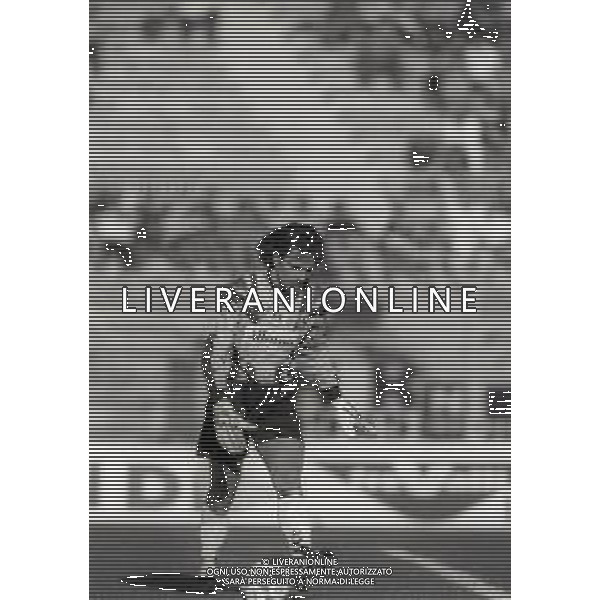 RETROSPETTIVA GRAZIANO BATTISTINI CALCIATORE NELLA FOTO GRAZIANO BATTISTINI CON LA MAGLIA DELL\'UDINESE CALCIO AG ALDO LIVERANI SAS