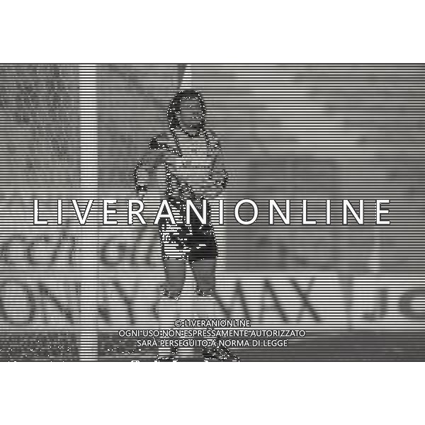 RETROSPETTIVA GRAZIANO BATTISTINI CALCIATORE NELLA FOTO GRAZIANO BATTISTINI CON LA MAGLIA DELL\'UDINESE CALCIO AG ALDO LIVERANI SAS