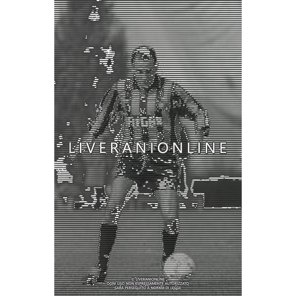 RETROSPETTIVA SERGIO BATTISTINI CALCIATORE NELLA FOTO SERGIO BATTISTINI CON LA MAGLIA DELL\'INTER NELL\'ANNO 1991-1992 AG ALDO LIVERANI SAS