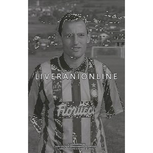 RETROSPETTIVA SERGIO BATTISTINI CALCIATORE NELLA FOTO SERGIO BATTISTINI CON LA MAGLIA DELL\'INTER NELL\'ANNO 1992-1993 AG ALDO LIVERANI SAS
