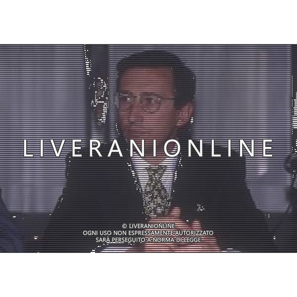 RETROSPETTIVA GIANFRANCO FINI POLITICO NELLA FOTO GIANFRANCO FINI A MILANO NELL\'ANNO 1994 AG ALDO LIVERANI SAS 
