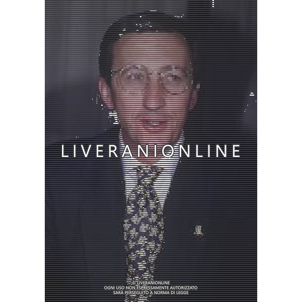 RETROSPETTIVA GIANFRANCO FINI POLITICO NELLA FOTO GIANFRANCO FINI A MILANO NELL\'ANNO 1994 AG ALDO LIVERANI SAS 