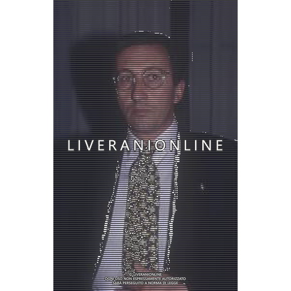 RETROSPETTIVA GIANFRANCO FINI POLITICO NELLA FOTO GIANFRANCO FINI A MILANO NELL\'ANNO 1994 AG ALDO LIVERANI SAS 