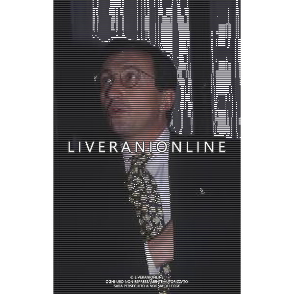 RETROSPETTIVA GIANFRANCO FINI POLITICO NELLA FOTO GIANFRANCO FINI A MILANO NELL\'ANNO 1994 AG ALDO LIVERANI SAS 