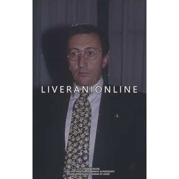 RETROSPETTIVA GIANFRANCO FINI POLITICO NELLA FOTO GIANFRANCO FINI A MILANO NELL\'ANNO 1994 AG ALDO LIVERANI SAS 