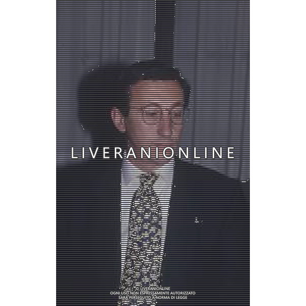 RETROSPETTIVA GIANFRANCO FINI POLITICO NELLA FOTO GIANFRANCO FINI A MILANO NELL\'ANNO 1994 AG ALDO LIVERANI SAS 