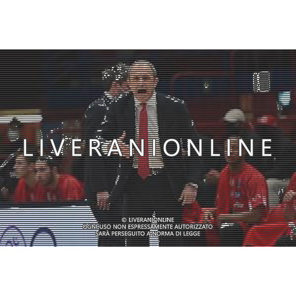 © TVRG Ettore Messina allenatore Milano AX Armani Exchange Milano vs Virtus Segafredo Bologna Campionato Serie A UnipolSai - 13a giornata regular season Assago (MI) 05-01-2022 Mediolanum Forum foto Roberto Garavaglia/ag. Aldo Liverani sas