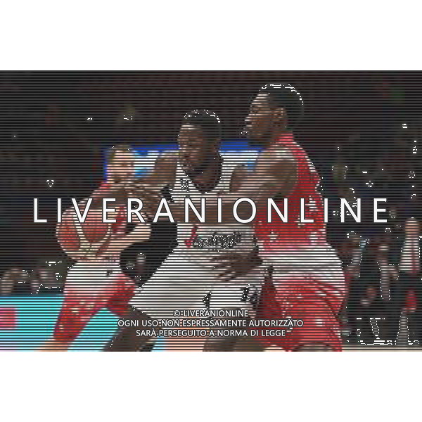 © TVRG Mouhammadou Jaiteh (Bologna) e Paul Biligha (Milano) AX Armani Exchange Milano vs Virtus Segafredo Bologna Campionato Serie A UnipolSai - 13a giornata regular season Assago (MI) 05-01-2022 Mediolanum Forum foto Roberto Garavaglia/ag. Aldo Liverani sas