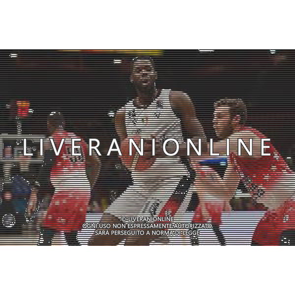 © TVRG Mouhammadou Jaiteh (Bologna) e Nicolo\' Melli (Milano) AX Armani Exchange Milano vs Virtus Segafredo Bologna Campionato Serie A UnipolSai - 13a giornata regular season Assago (MI) 05-01-2022 Mediolanum Forum foto Roberto Garavaglia/ag. Aldo Liverani sas