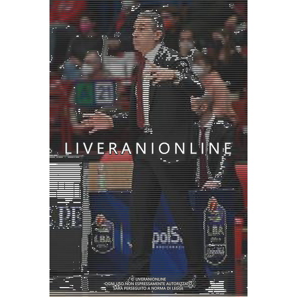 ¬© TVRG Sergio Scariolo allenatore Virtus Bologna AX Armani Exchange Milano vs Virtus Segafredo Bologna Campionato Serie A UnipolSai - 13a giornata regular season Assago (MI) 06-01-2022 Mediolanum Forum foto Roberto Garavaglia/ag. Aldo Liverani sas/AGENZIA ALDO LIVERANI SAS