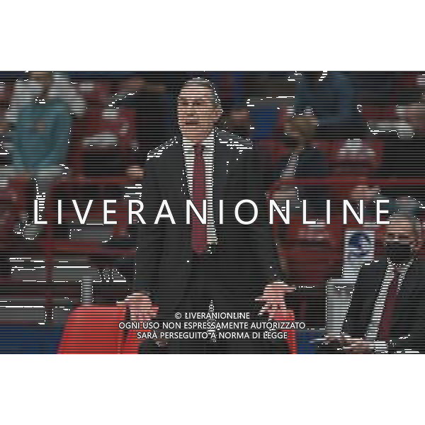 ¬© TVRG Sergio Scariolo allenatore Virtus Bologna AX Armani Exchange Milano vs Virtus Segafredo Bologna Campionato Serie A UnipolSai - 13a giornata regular season Assago (MI) 06-01-2022 Mediolanum Forum foto Roberto Garavaglia/ag. Aldo Liverani sas/AGENZIA ALDO LIVERANI SAS